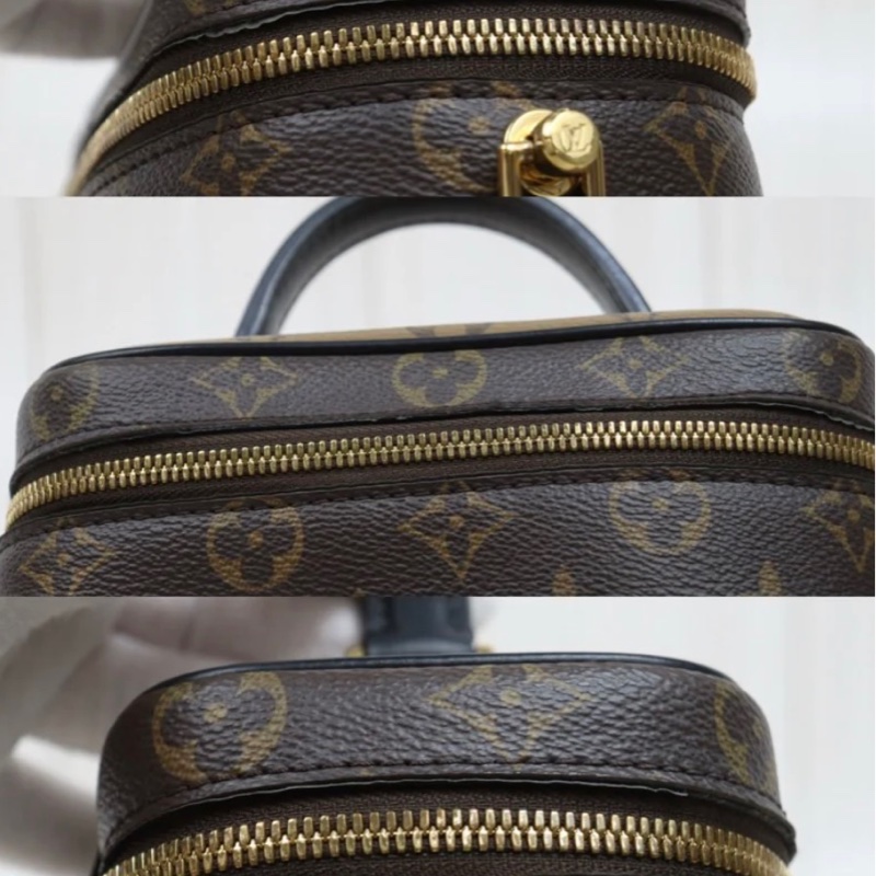 「JL精品代購」9新 LV 老花Vanity 化妝包 手提/肩背包-12