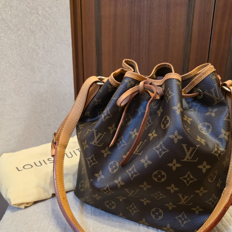 LV 路易威登 新款原花 中款水桶包 漂亮可愛 閒置美品-1