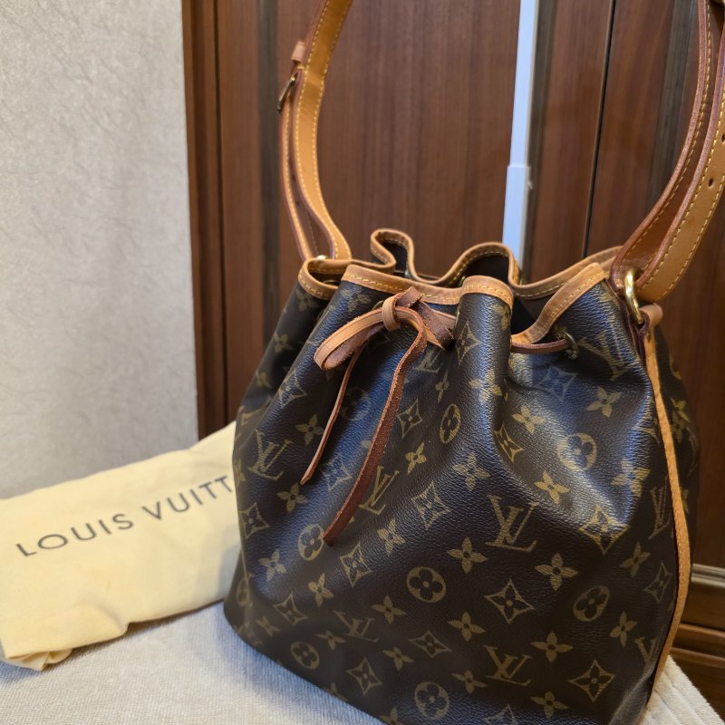 LV 路易威登 新款原花 中款水桶包 漂亮可愛 閒置美品-7