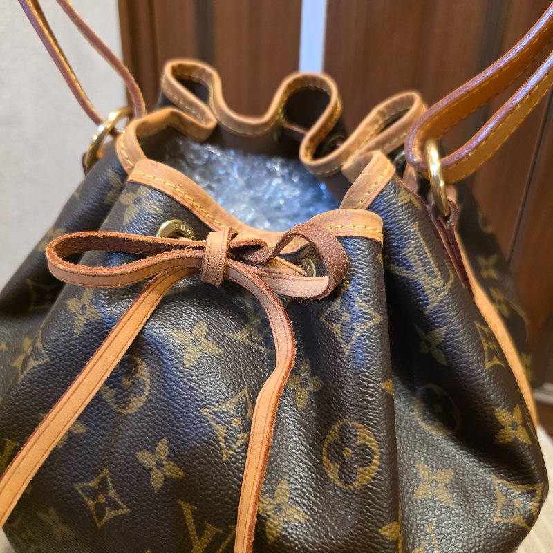 LV 路易威登 新款原花 中款水桶包 漂亮可愛 閒置美品-8