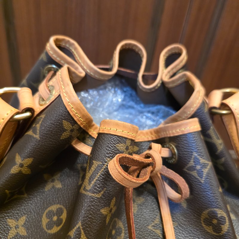 LV 路易威登 新款原花 中款水桶包 漂亮可愛 閒置美品-9