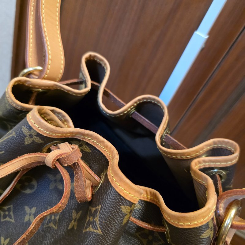 LV 路易威登 新款原花 中款水桶包 漂亮可愛 閒置美品-11