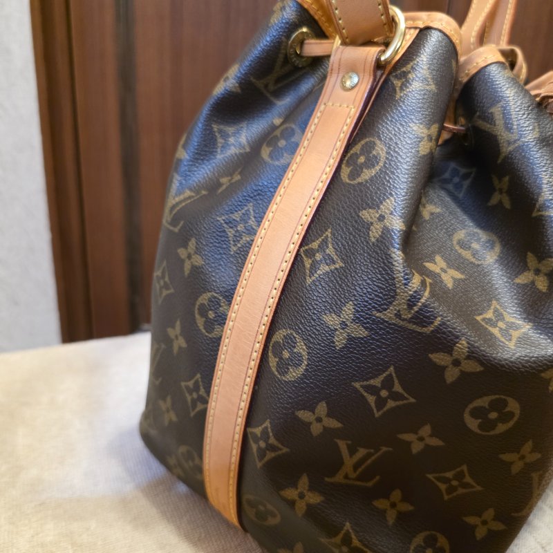 LV 路易威登 新款原花 中款水桶包 漂亮可愛 閒置美品-13