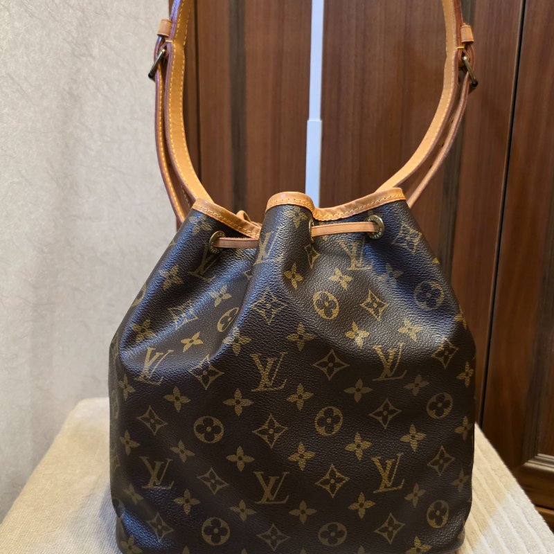 LV 路易威登 新款原花 中款水桶包 漂亮可愛 閒置美品-17