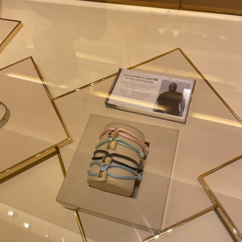 LV sliver locket純銀手鏈-9