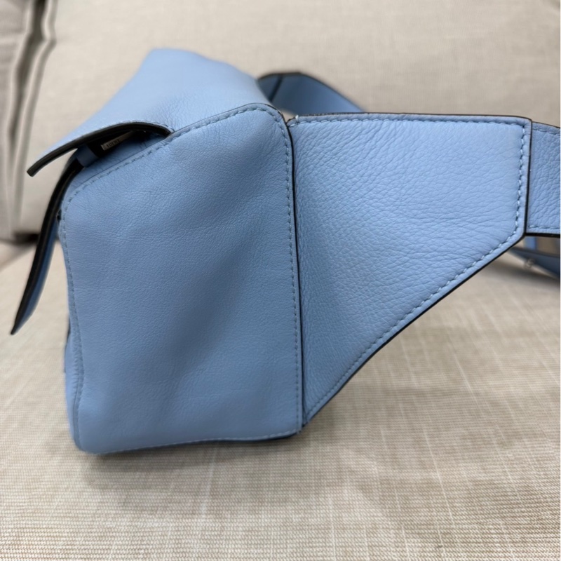 LOEWE PUZZLE胸腰包 淺藍色-11
