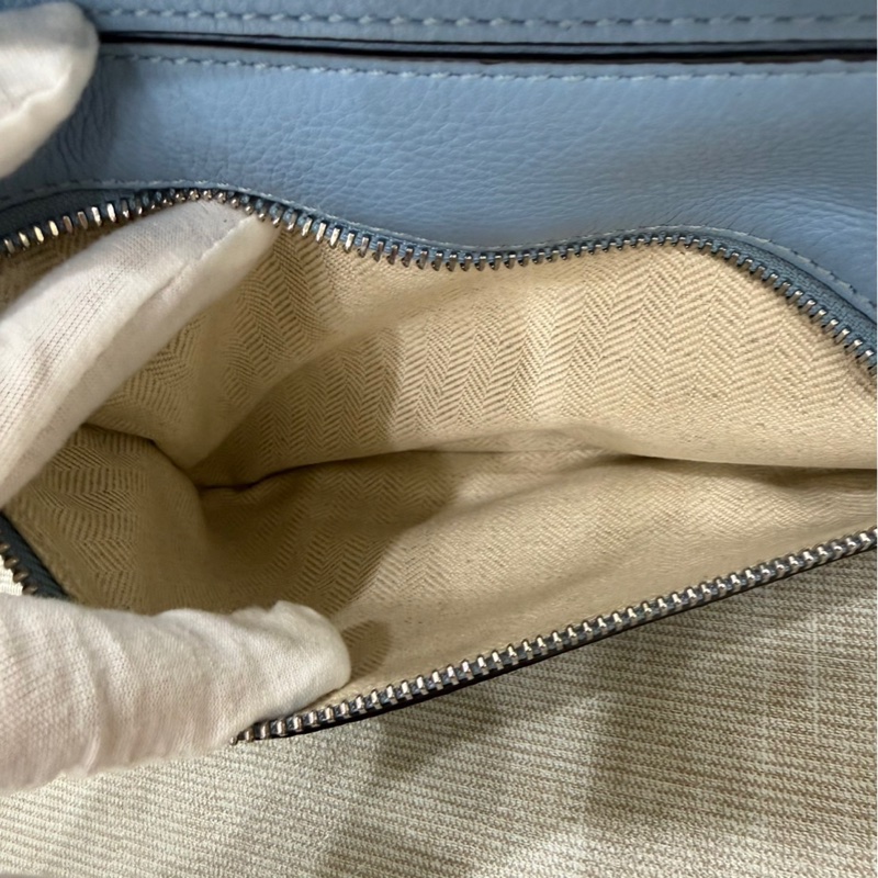 LOEWE PUZZLE胸腰包 淺藍色-15