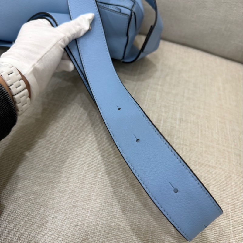 LOEWE PUZZLE胸腰包 淺藍色-22