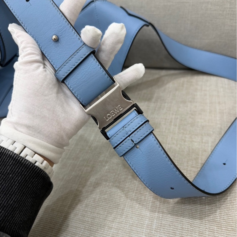 LOEWE PUZZLE胸腰包 淺藍色-24