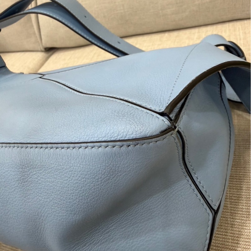 LOEWE PUZZLE胸腰包 淺藍色-32