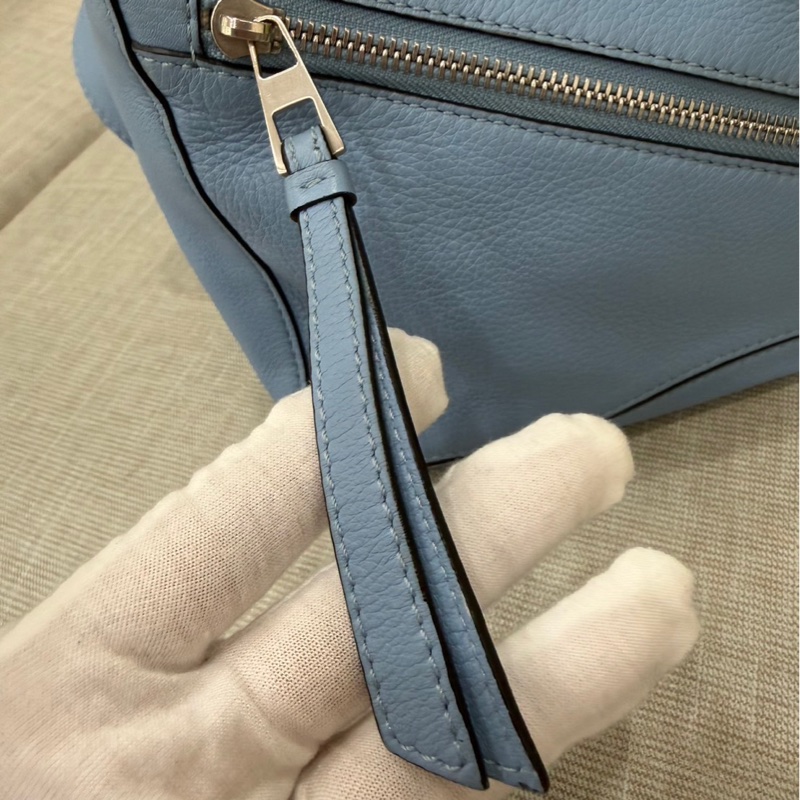 LOEWE PUZZLE胸腰包 淺藍色-38