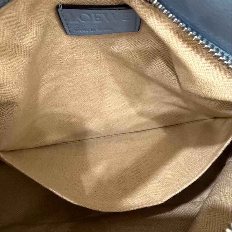 LOEWE PUZZLE胸腰包 淺藍色-45