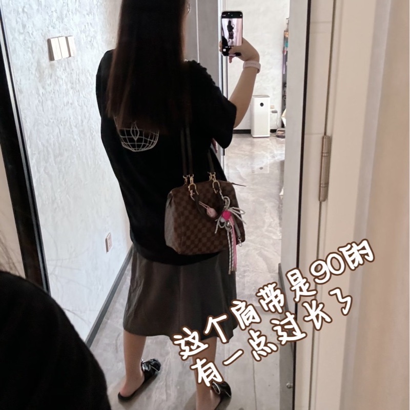 LV speedy25棋盤格 手提款-4