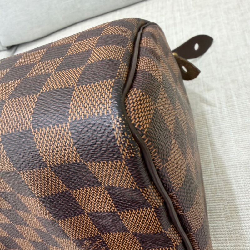 LV speedy25棋盤格 手提款-11