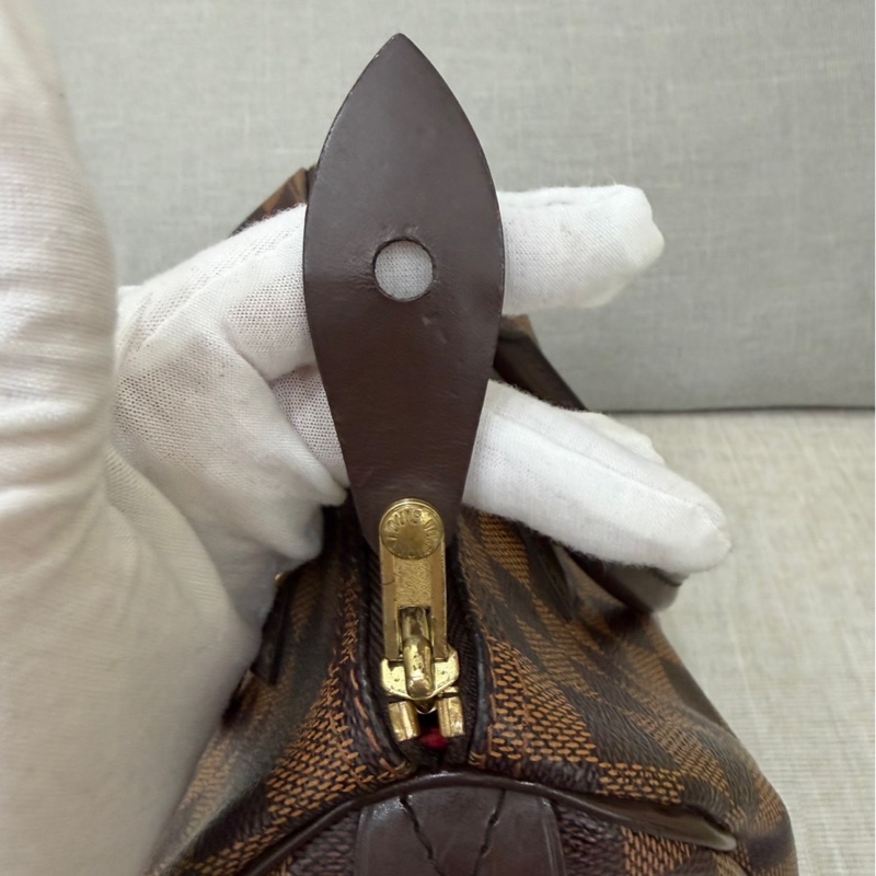LV speedy25棋盤格 手提款-16