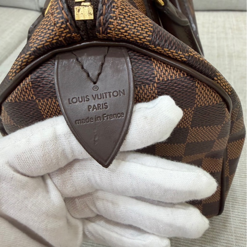 LV speedy25棋盤格 手提款-18