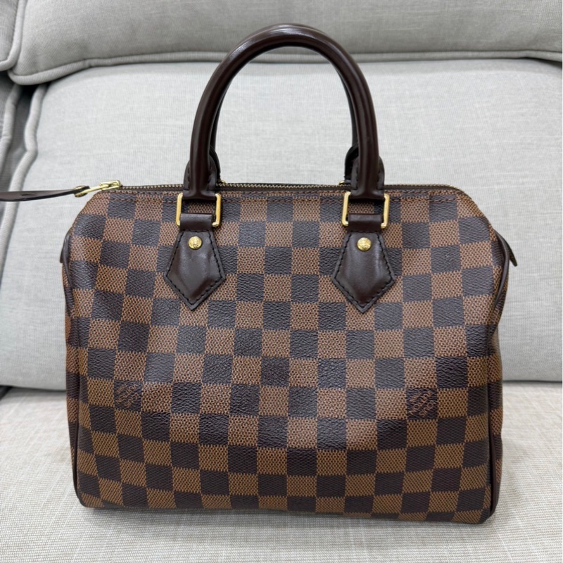 LV speedy25棋盤格 手提款-47