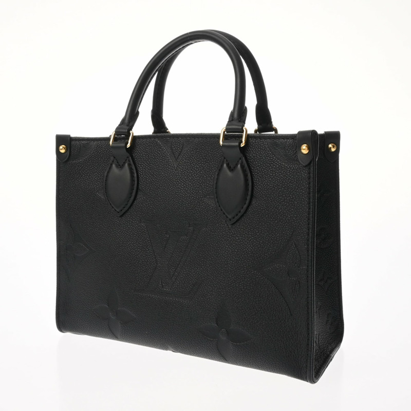 路易威登 (LOUIS VUITTON) Monogram Empreinte OnTheGo PM 2WAY Noir M45653 女士真皮手提包 A 級二手 Ginzo-2