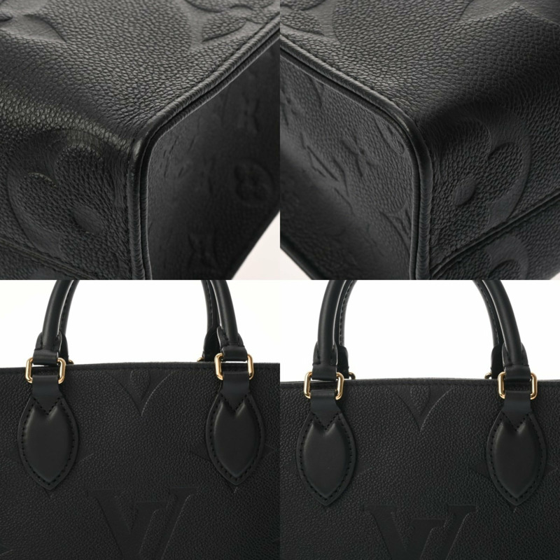 路易威登 (LOUIS VUITTON) Monogram Empreinte OnTheGo PM 2WAY Noir M45653 女士真皮手提包 A 級二手 Ginzo-8