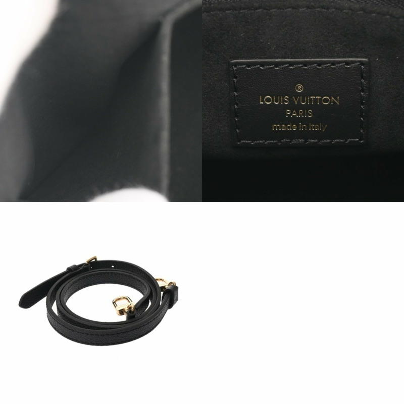 路易威登 (LOUIS VUITTON) Monogram Empreinte OnTheGo PM 2WAY Noir M45653 女士真皮手提包 A 級二手 Ginzo-10