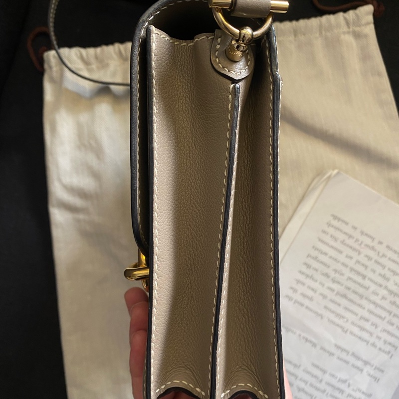 🌈Hermes🧡Roulis 23🧡大象灰金扣🌈98.5新 🌟evercolor皮🌟豬鼻子🌟愛馬仕🌟-4