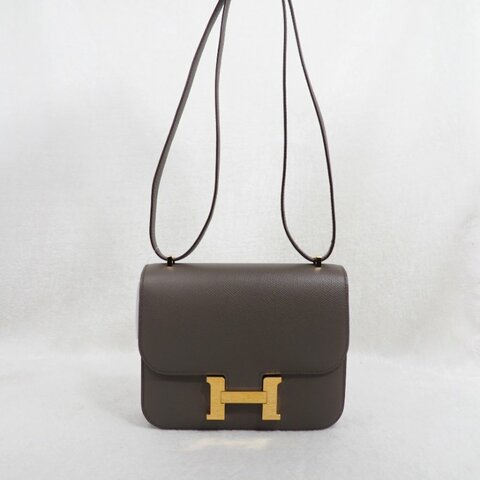 Hermes Mini Constance 19 8F Etain 康康19 石器灰金扣 Z刻