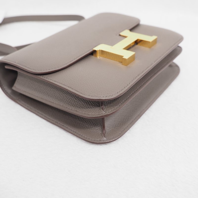 Hermes Mini Constance 19 8F Etain 康康19 石器灰金扣 Z刻-2