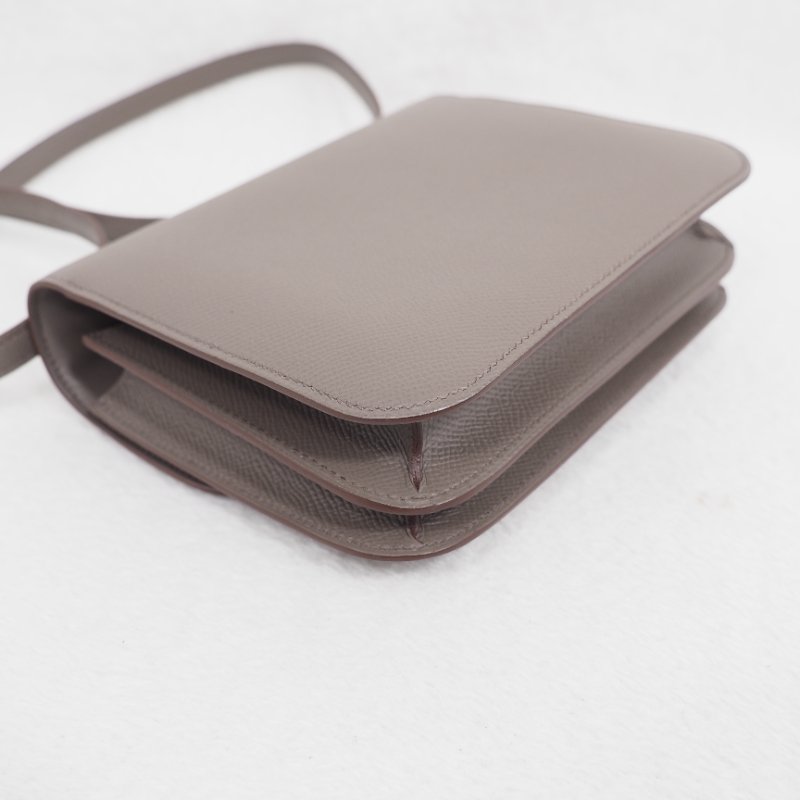 Hermes Mini Constance 19 8F Etain 康康19 石器灰金扣 Z刻-4
