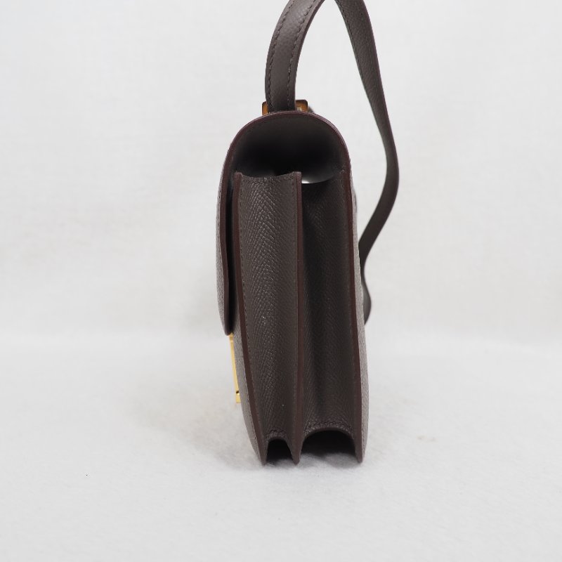 Hermes Mini Constance 19 8F Etain 康康19 石器灰金扣 Z刻-11