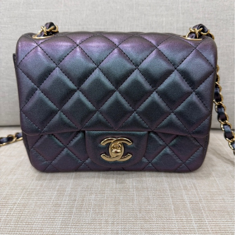 香奈兒 Chanel 人魚姬幻彩黑方胖子17 金釦-3