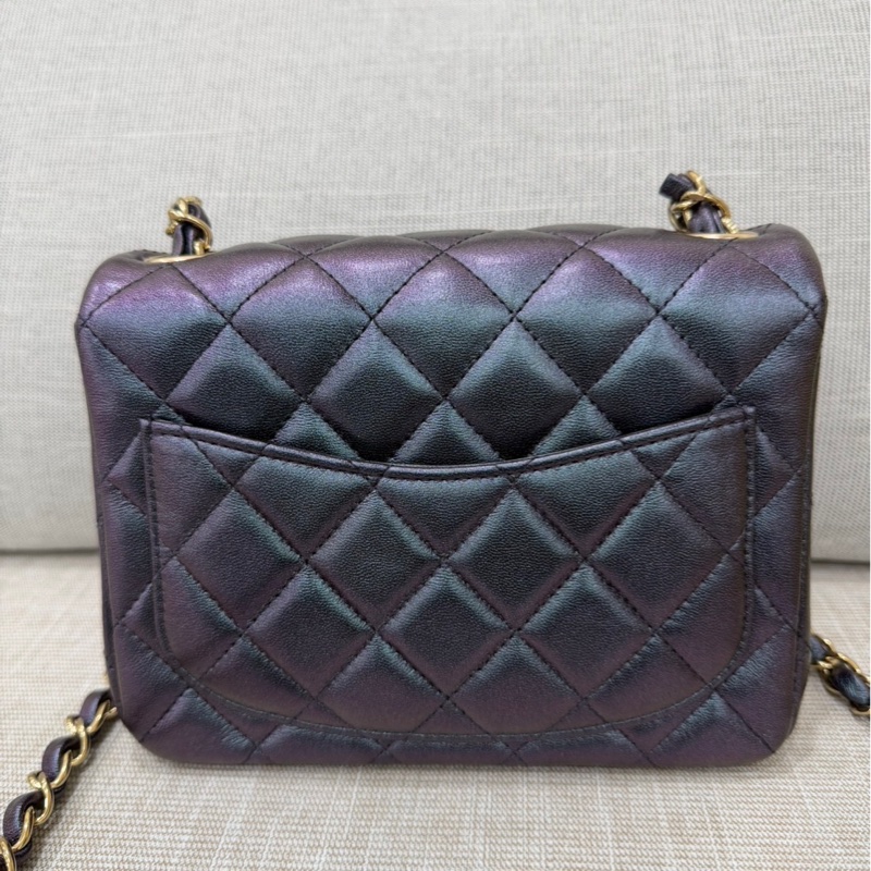 香奈兒 Chanel 人魚姬幻彩黑方胖子17 金釦-4