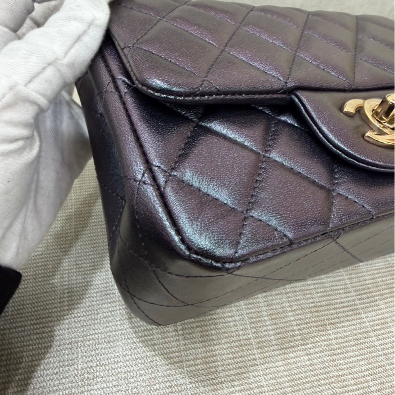 香奈兒 Chanel 人魚姬幻彩黑方胖子17 金釦-6