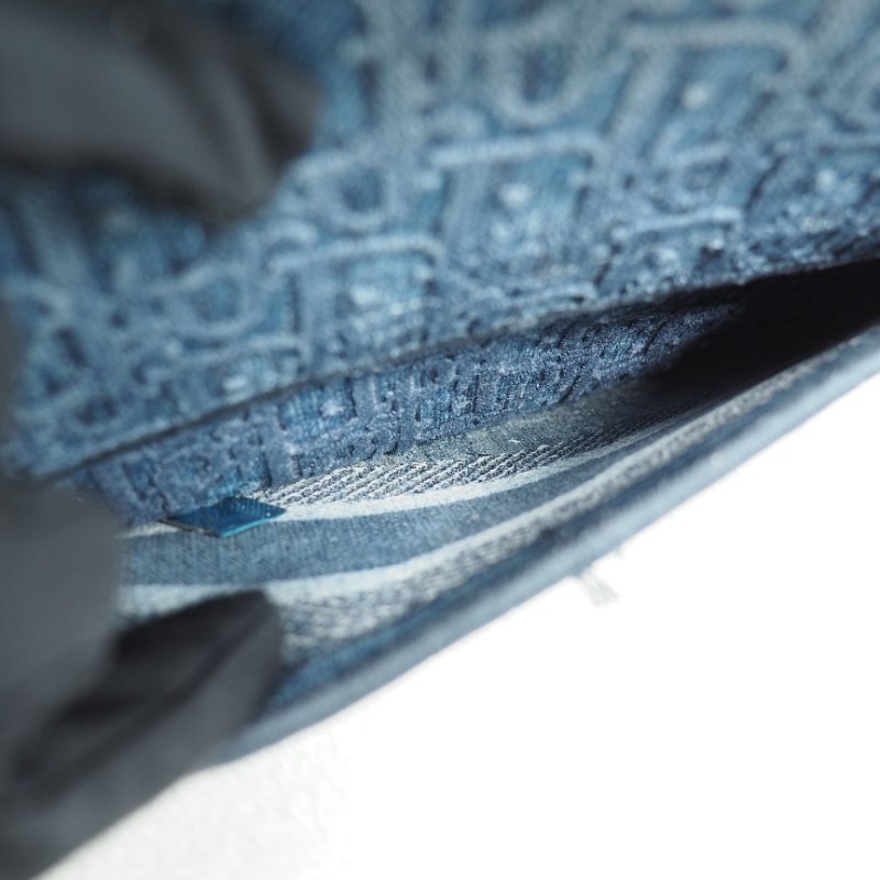 Dior Saddle Bag Denim Oblique 迪奧丹寧牛仔提花老花馬鞍包手提包單肩包-19