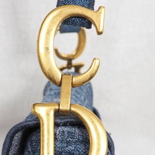 Dior Saddle Bag Denim Oblique 迪奧丹寧牛仔提花老花馬鞍包手提包單肩包-21