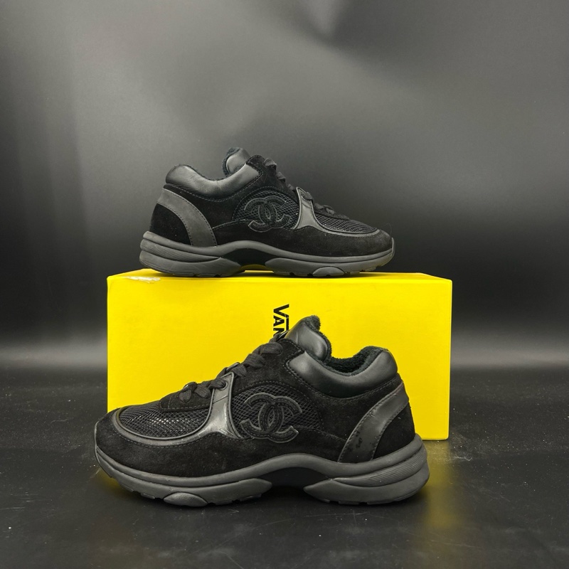 Chanel香奈兒 雙C 黑武士 size 36.5 碼-6