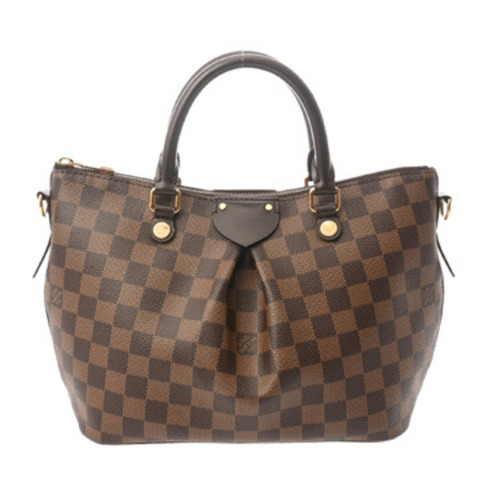 路易威登 (LOUIS VUITTON) Damier Siena PM 棕色 N41545 女士帆布手提包 A 級二手 Ginzo