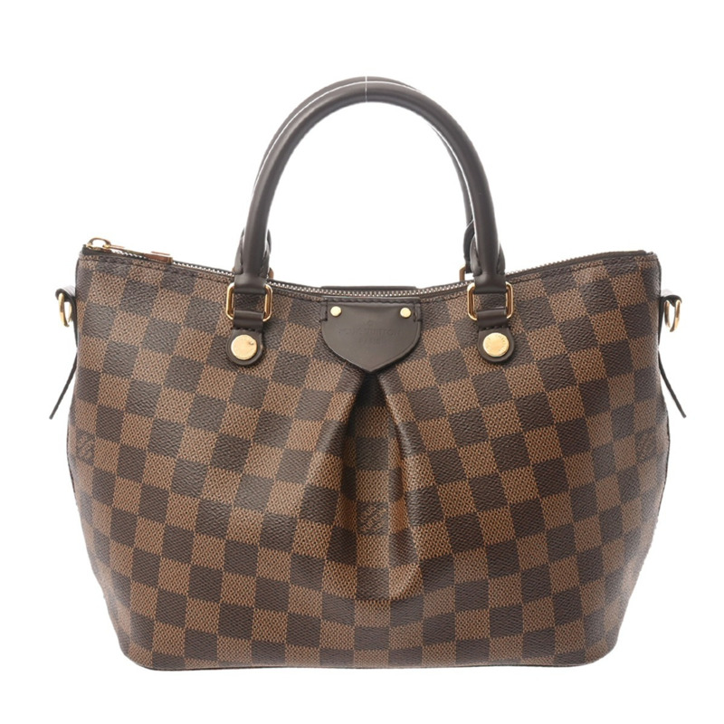 路易威登 (LOUIS VUITTON) Damier Siena PM 棕色 N41545 女士帆布手提包 A 級二手 Ginzo-1