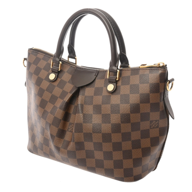 路易威登 (LOUIS VUITTON) Damier Siena PM 棕色 N41545 女士帆布手提包 A 級二手 Ginzo-2