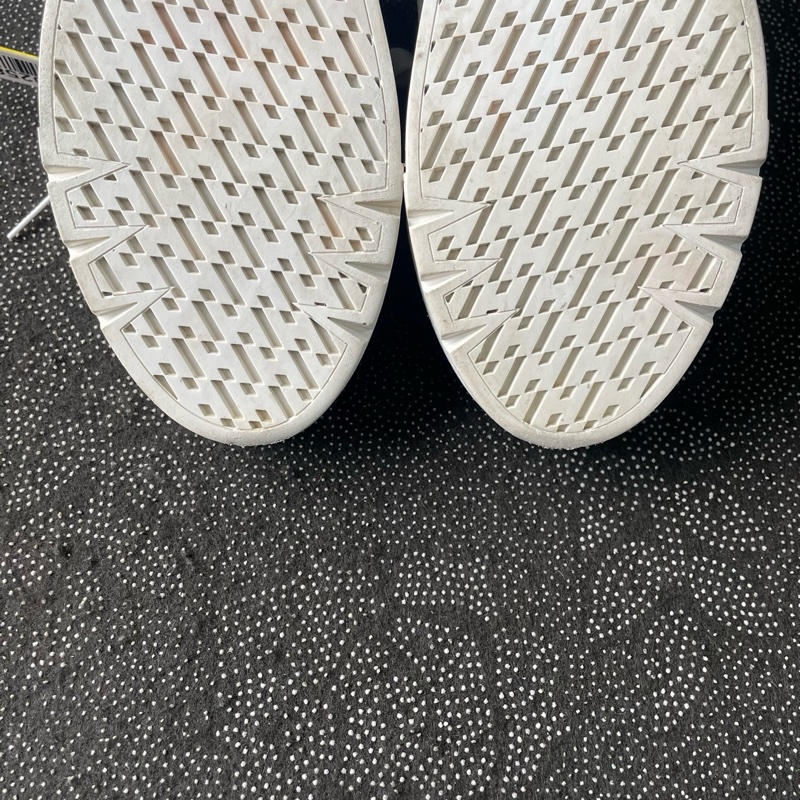 HERMES愛馬仕女鞋黑白板鞋37碼-7