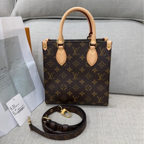 LV  M45847  經典 SAC  PLAT  BB系列  Monogram  帆布手提包  琴譜包 肩背包  斜背包