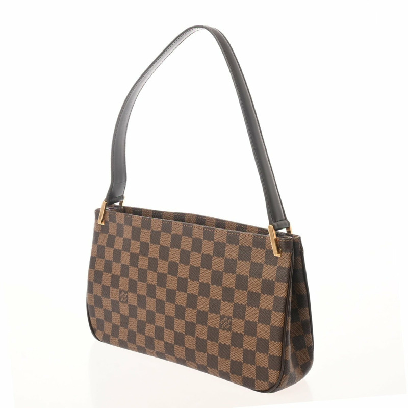 路易威登 (LOUIS VUITTON) Damier Aubagne 棕色 N51129 女士帆布單肩包 A 級二手 Ginzo-2