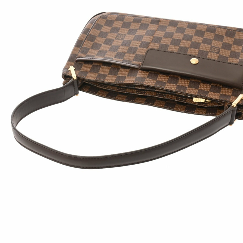 路易威登 (LOUIS VUITTON) Damier Aubagne 棕色 N51129 女士帆布單肩包 A 級二手 Ginzo-3
