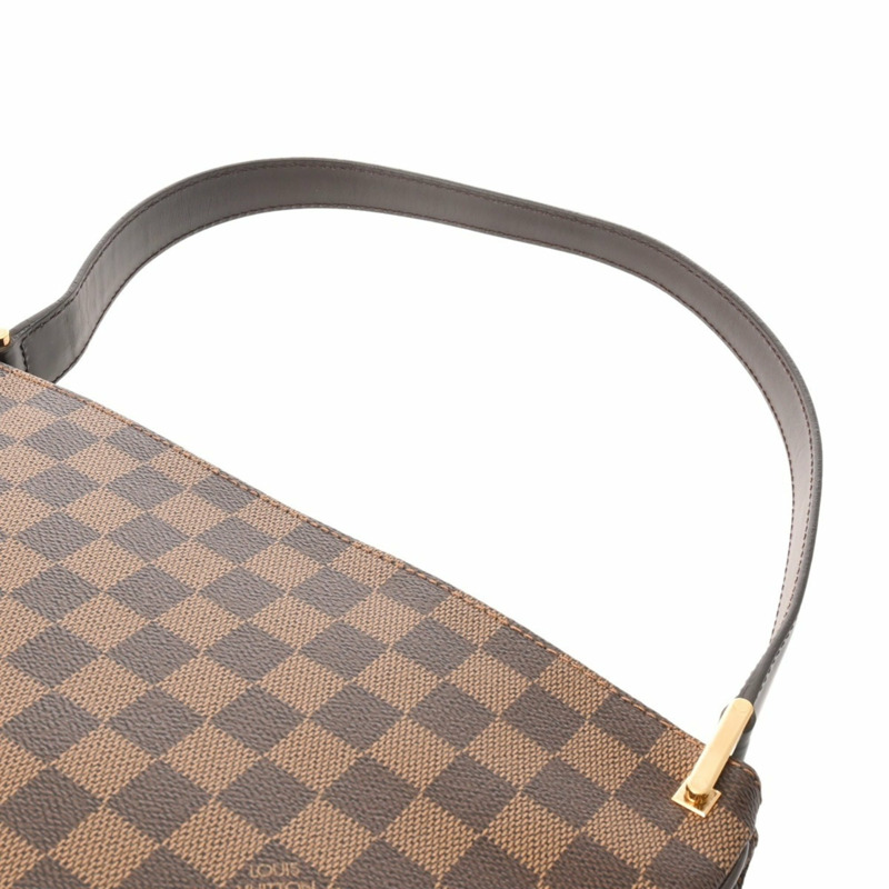 路易威登 (LOUIS VUITTON) Damier Aubagne 棕色 N51129 女士帆布單肩包 A 級二手 Ginzo-4