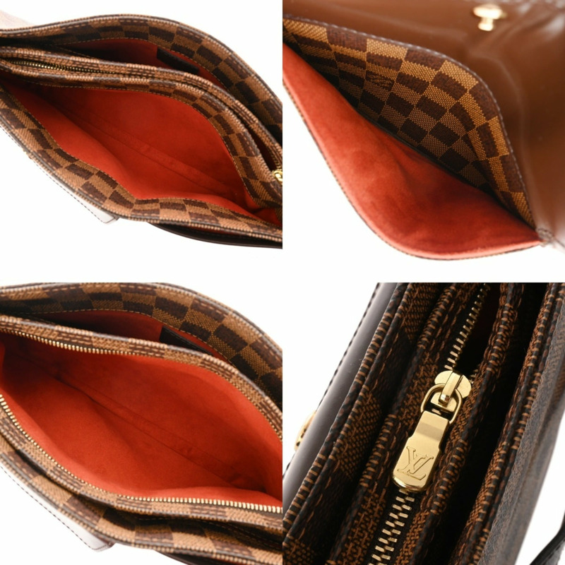 路易威登 (LOUIS VUITTON) Damier Aubagne 棕色 N51129 女士帆布單肩包 A 級二手 Ginzo-9