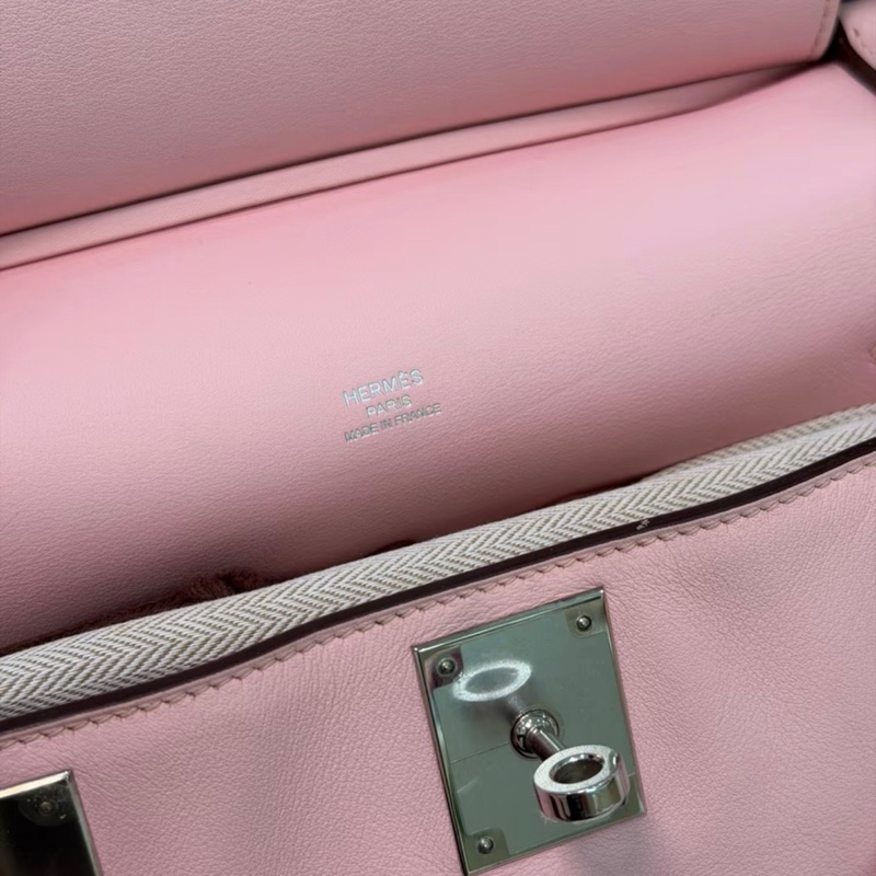 爱马仕吉普赛 Jypsiere 28樱花粉 swift皮 T刻-5