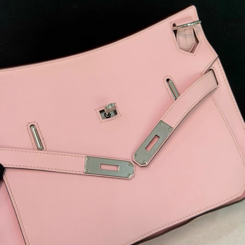 爱马仕吉普赛 Jypsiere 28樱花粉 swift皮 T刻-8