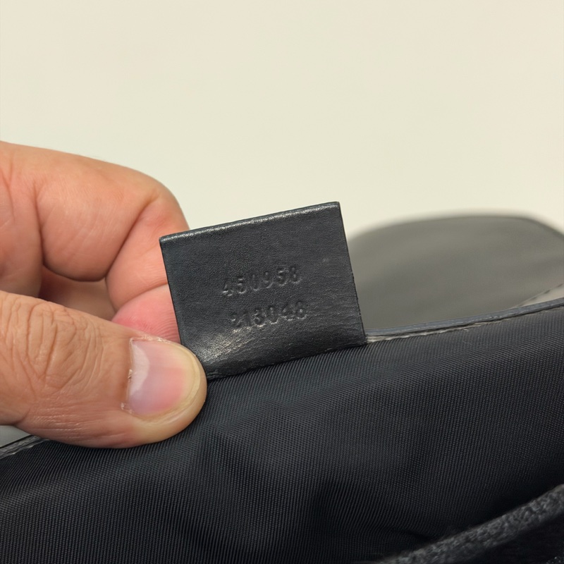 Gucci雙肩老花後背包-9