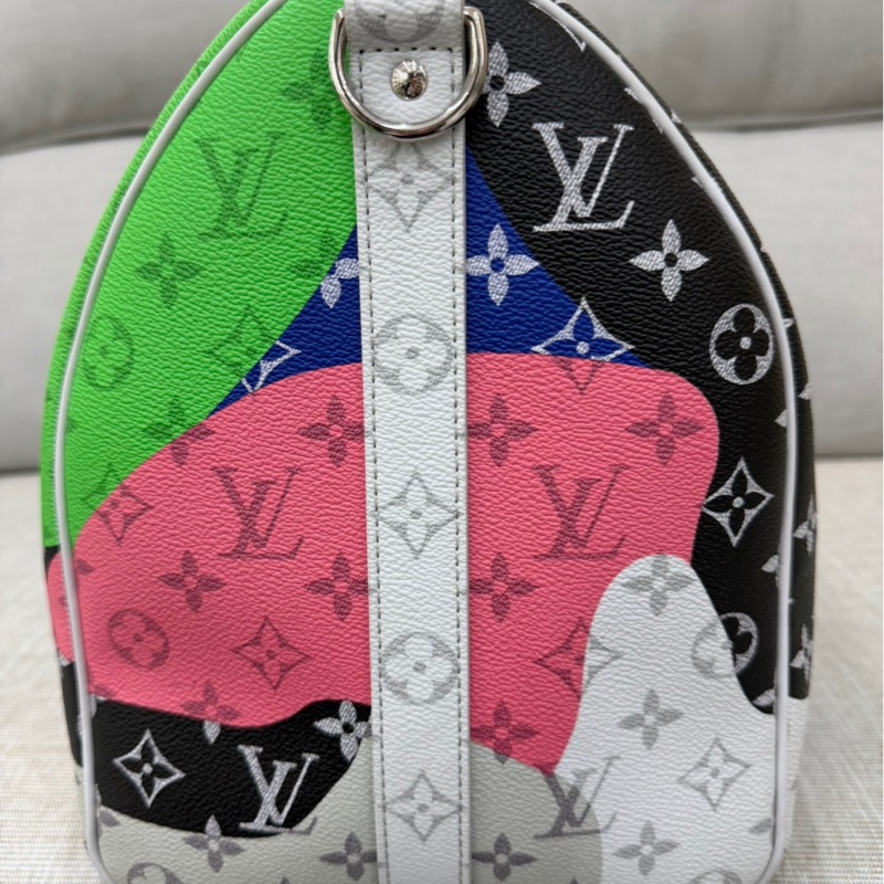 LV 白花 眼睛系列旅行袋#45公分#晶片款#限量版#-20