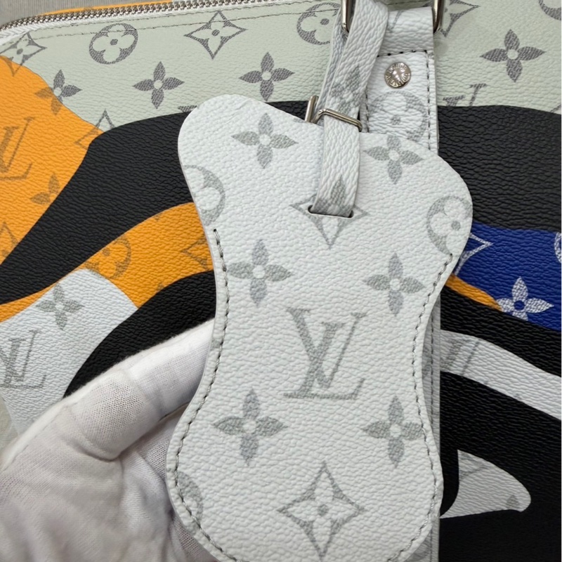 LV 白花 眼睛系列旅行袋#45公分#晶片款#限量版#-23