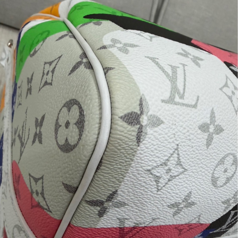 LV 白花 眼睛系列旅行袋#45公分#晶片款#限量版#-38